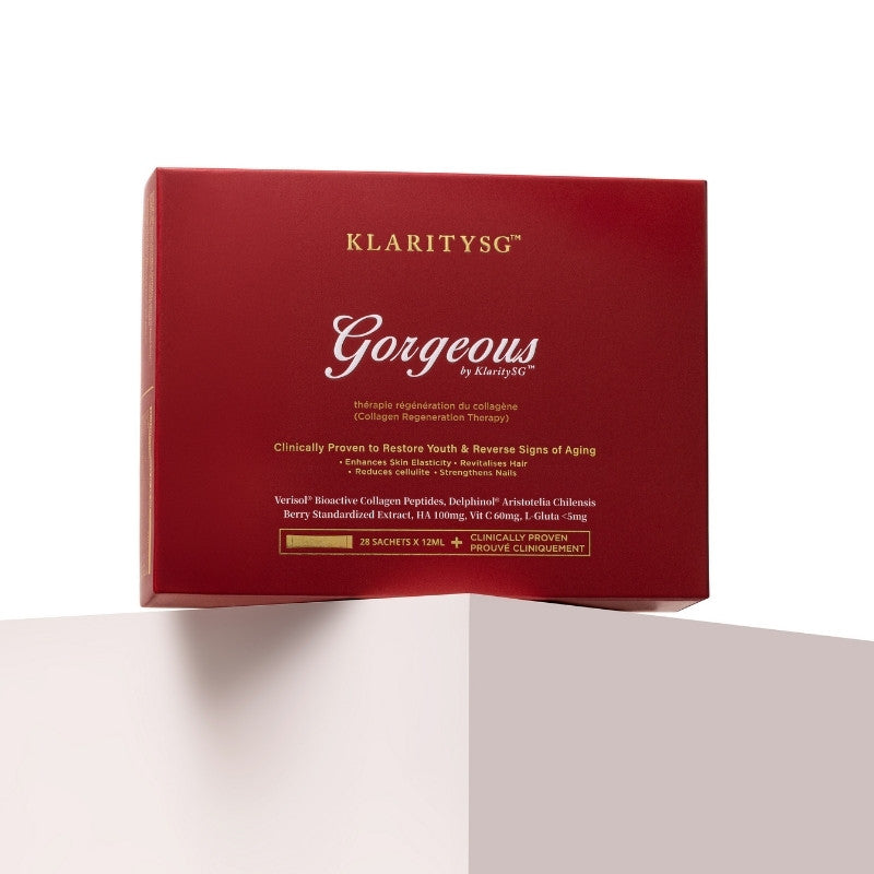Gorgeous by KlaritySGᵀᴹ - Medical Grade Bioactive Collagen Peptides® to reverse ageing