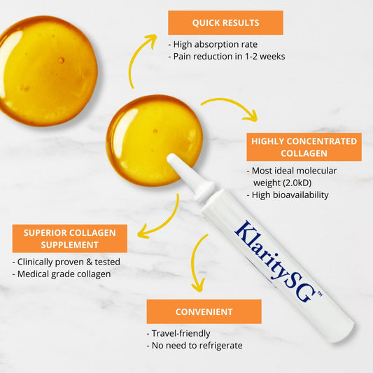 Freedom by KlaritySG™ - Medical Grade Bioactive Collagen Peptides to heal Joint pain