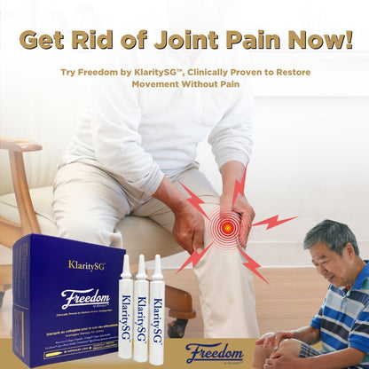 Freedom by KlaritySG™ - New customers promo (Healthy and stronger Joints, Bones, Tendons / Ligaments.)