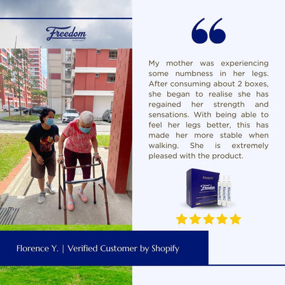 Freedom by KlaritySG™ (MY)- Medical Grade Bioactive Collagen Peptides to heal Joint pain
