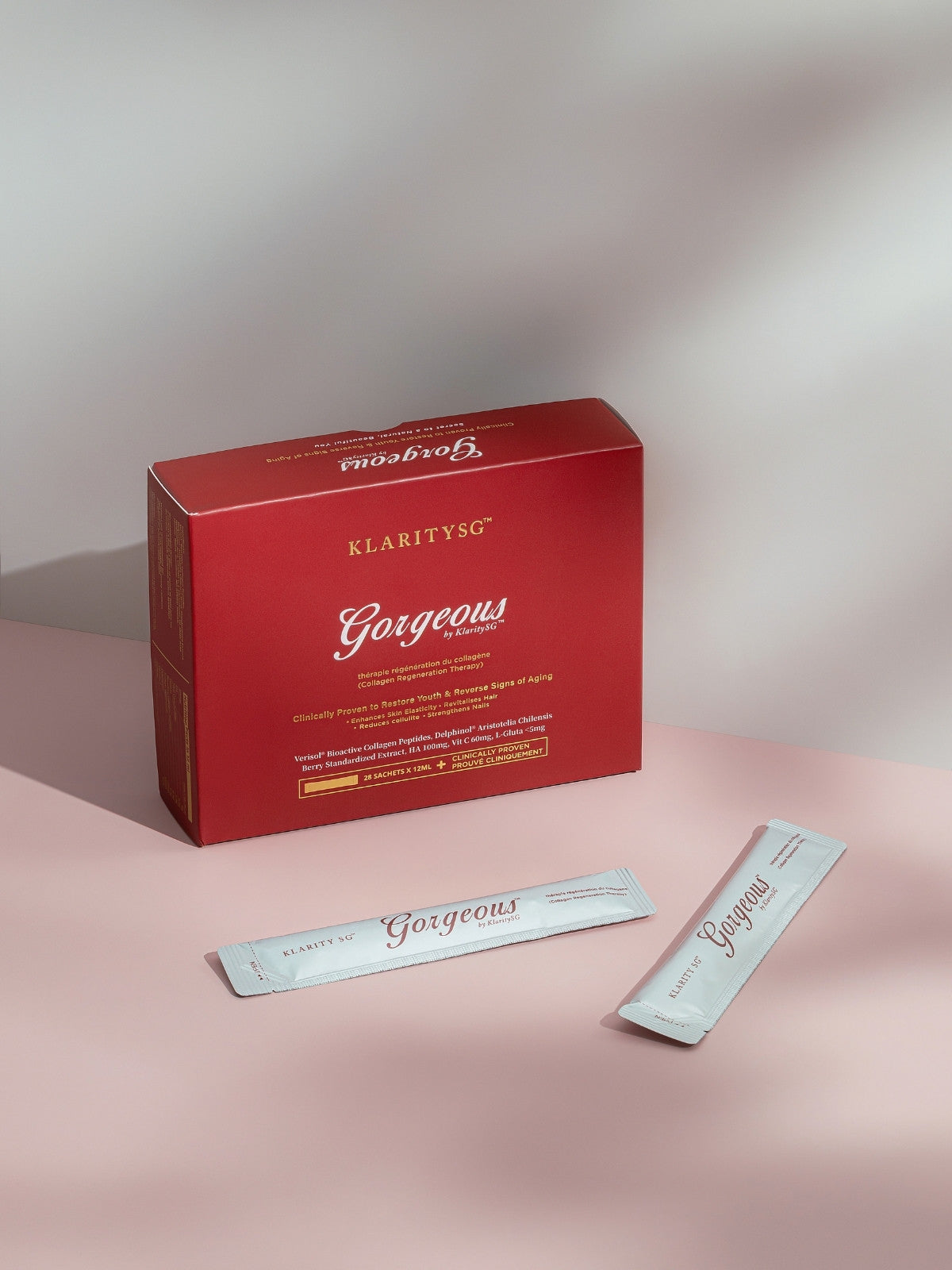 Gorgeous by KlaritySG™ - Medical Grade Bioactive Collagen Peptides® to reverse ageing