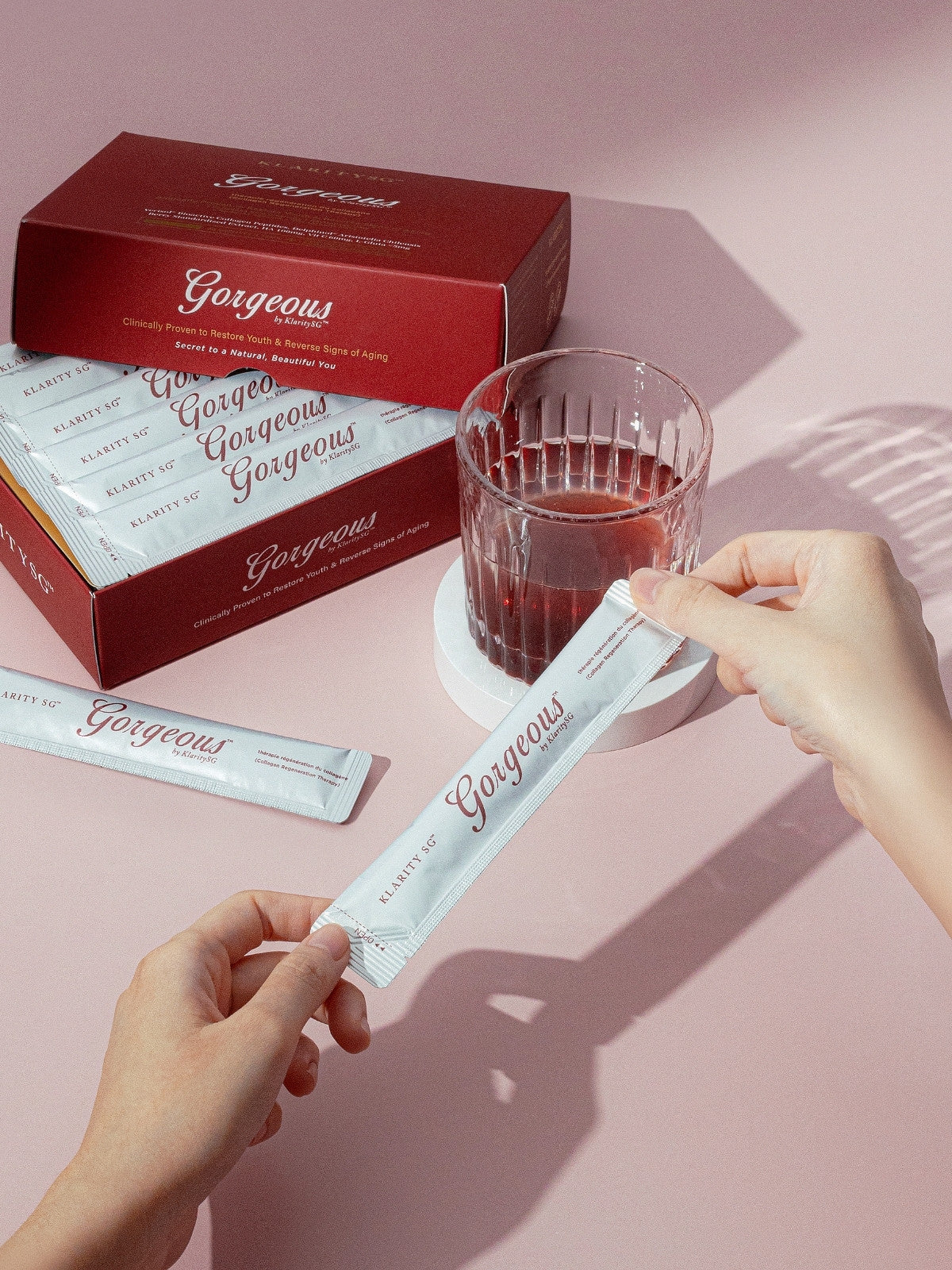 Gorgeous by KlaritySG™ - Medical Grade Bioactive Collagen Peptides® to reverse ageing