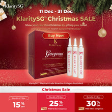 Load image into Gallery viewer, Gorgeous by KlaritySG™ (HK) - Medical Grade Bioactive Collagen Peptides to reverse ageing
