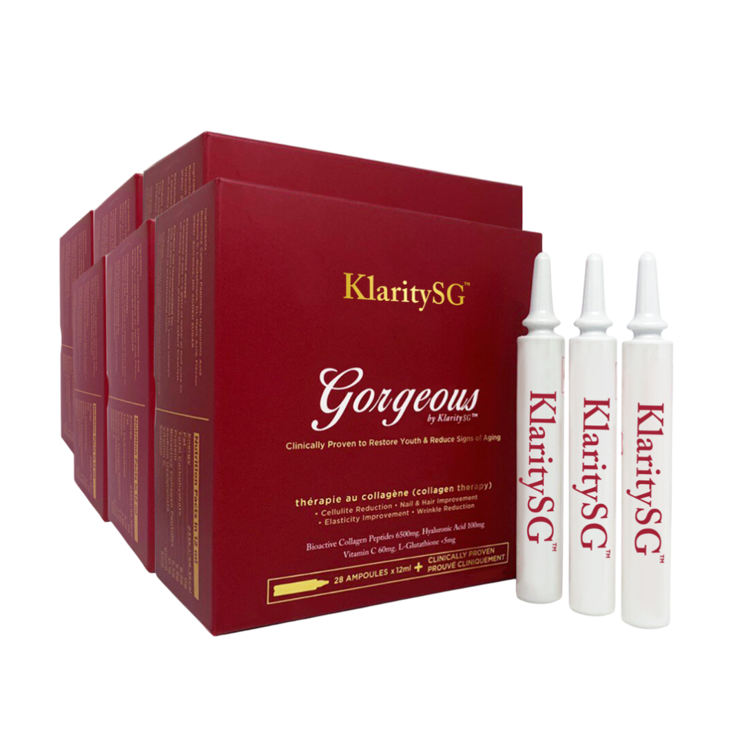 Gorgeous by KlaritySG™ - Medical Grade Bioactive Collagen Peptides to reverse ageing